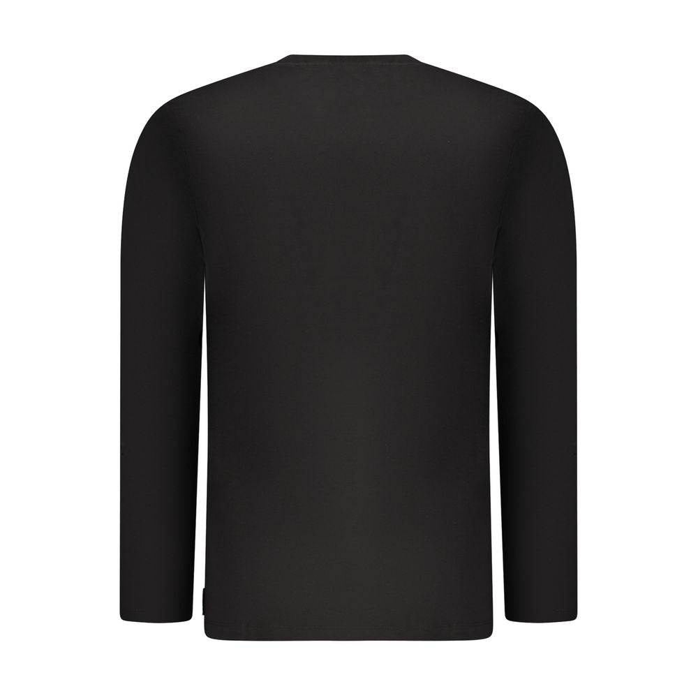 Black Cotton Men's T-Shirt