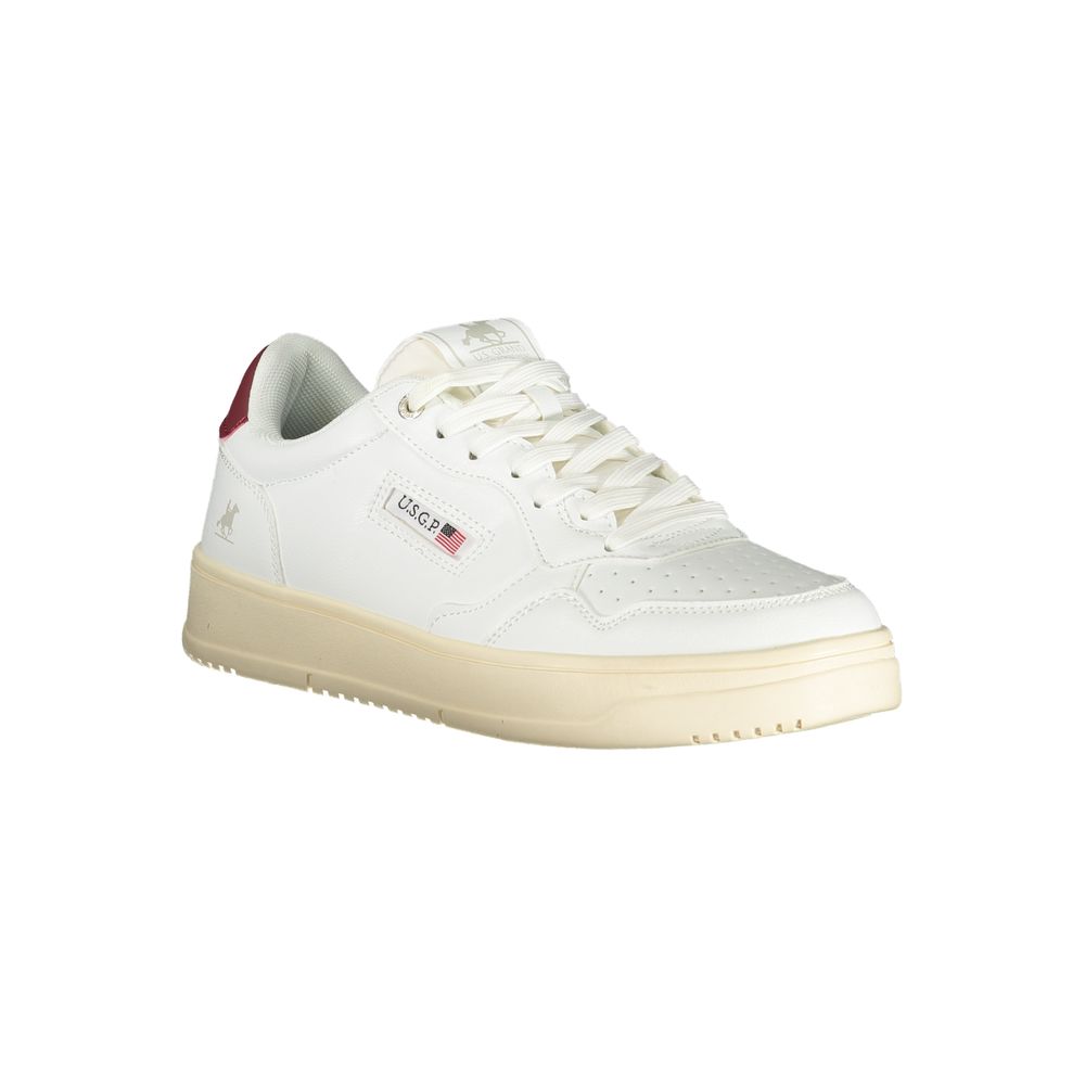 Bianco Poliuretano Uomo Sneaker