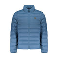 Blu Polyester Men's Jacket