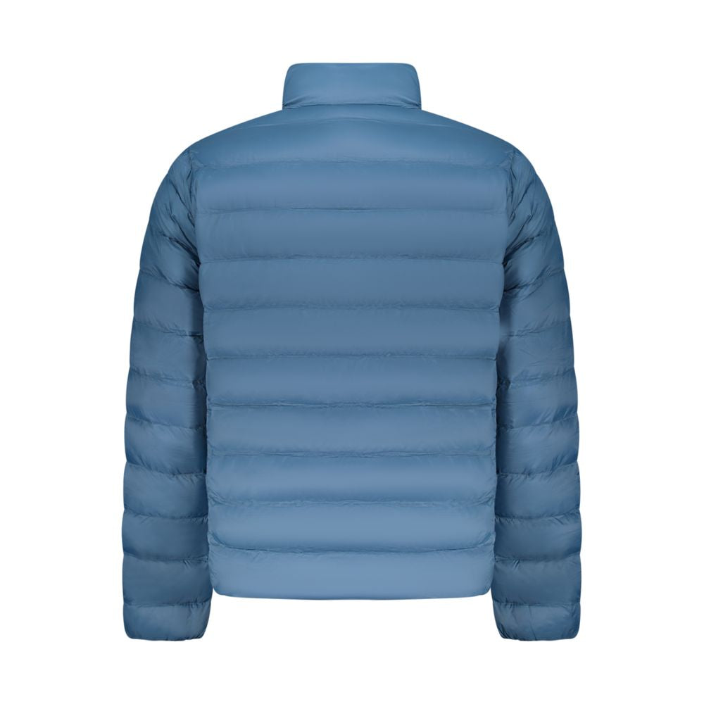 Blu Polyester Men's Jacket