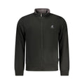 Black Cotton Men Sweatshirt