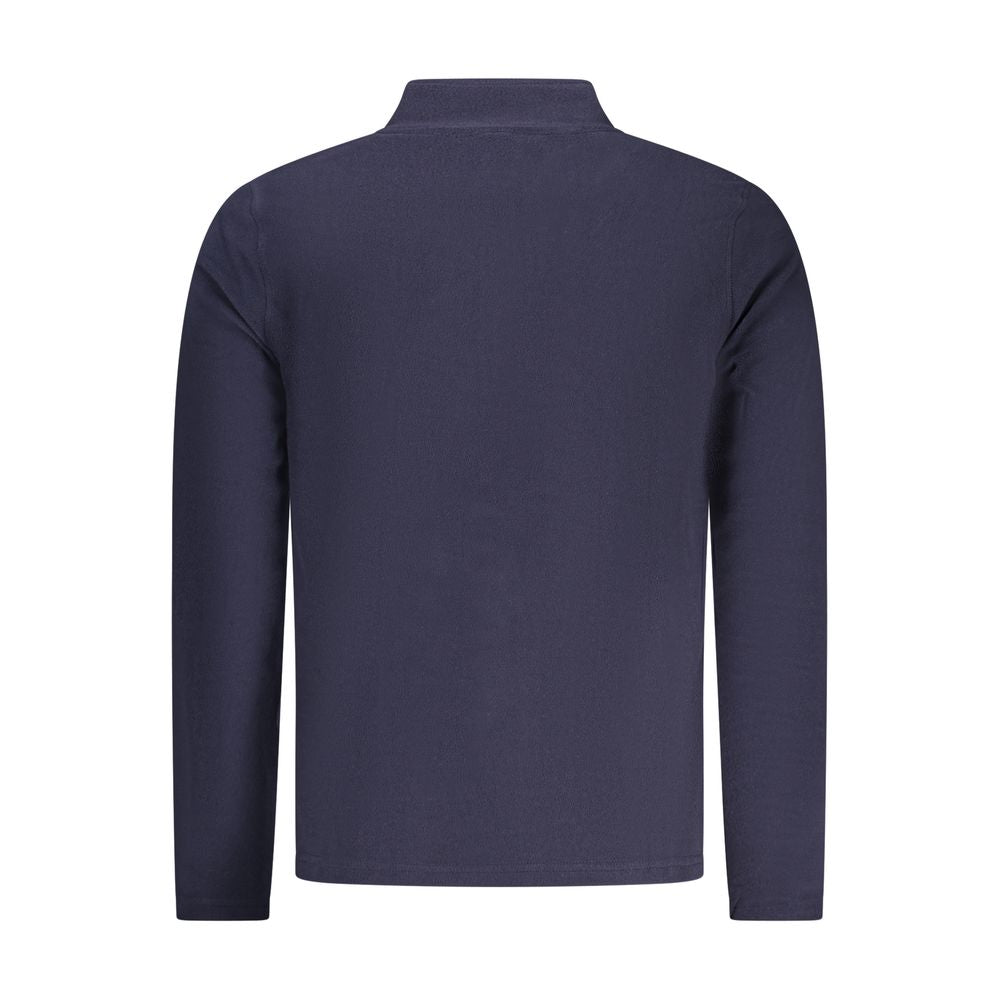 Blue Polyester Men's Sweatshirt