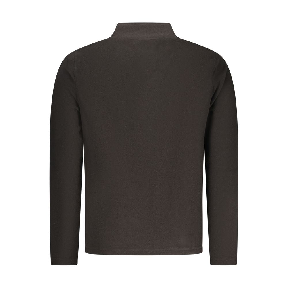 Black Polyester Men's Sweatshirt