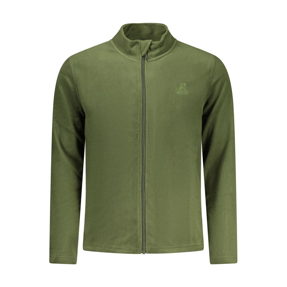 Verde Polyester Men Felpa