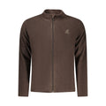 Marrone Polyester Men Sweatshirt