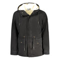 Nero Polyester Men's Parka Jacket