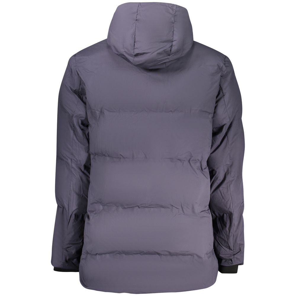Blu Polyester Men's Jacket
