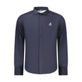 Blue Cotton Men Shirt