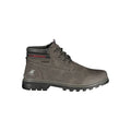 Grigio Polyurethane Men Ankle Boot