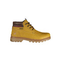 Yellow Polyurethane Men Ankle Boot