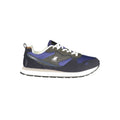 Blue Polyester Men Sneaker