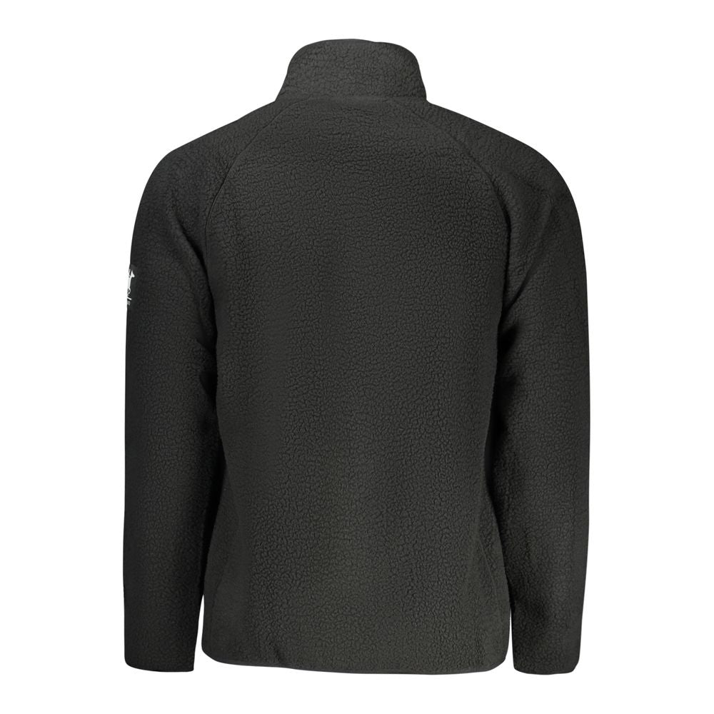 Black Polyester Men's Sweatshirt