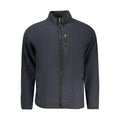 Blu Polyester Men Sweatshirt