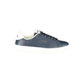 Blue Polyurethane Men Sneaker