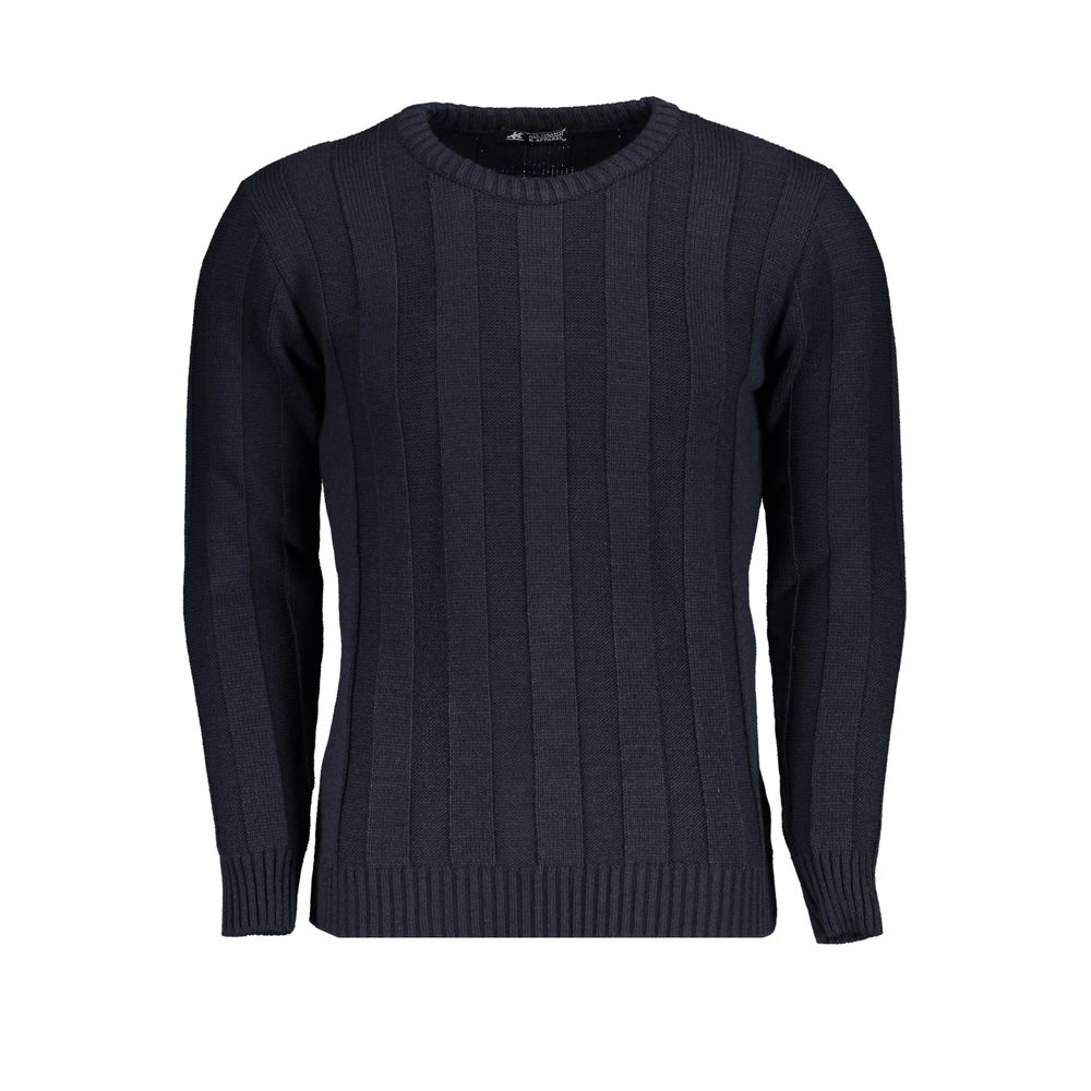 Blu Acrylic Men Sweater