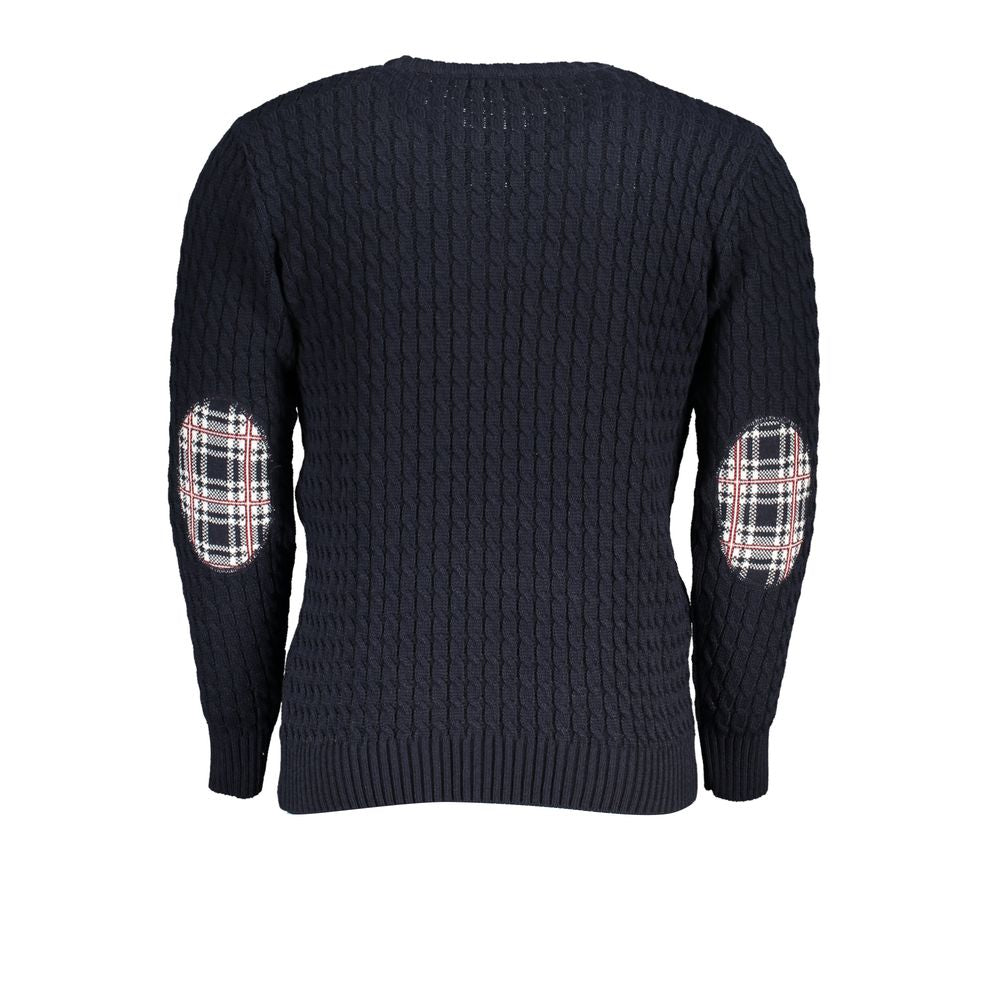 Blu Acrylic Mens Sweater