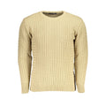 Beige Acrylic Men Sweater
