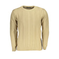 Beige Acrylic Men Sweater