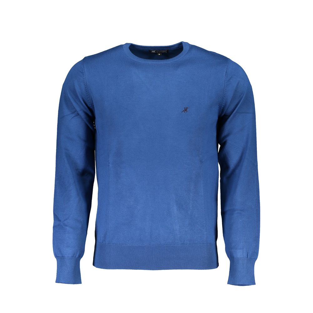 Blue Viscosa Men's Sweater