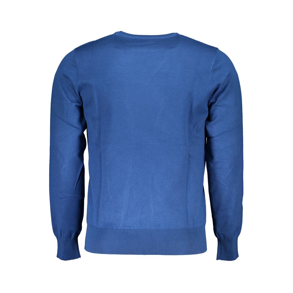Blue Viscosa Men's Sweater