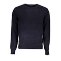 Blue Viscose Men's Shirt