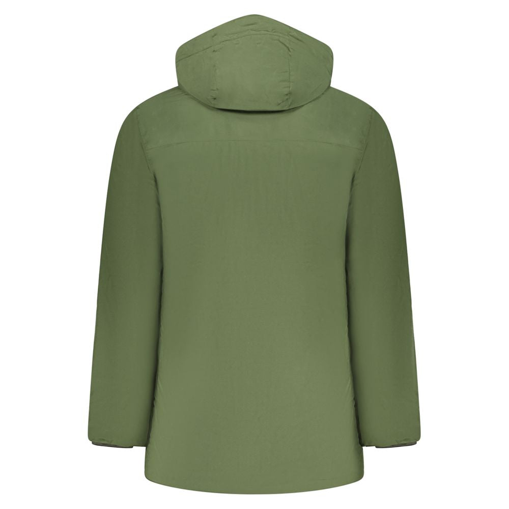 Verde Polyester Men Jacket