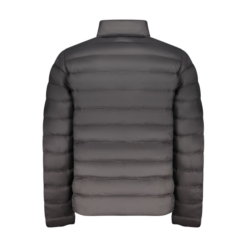 Black Polyester Men's Jacket