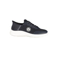 Blue Polyurethane Men Sneaker