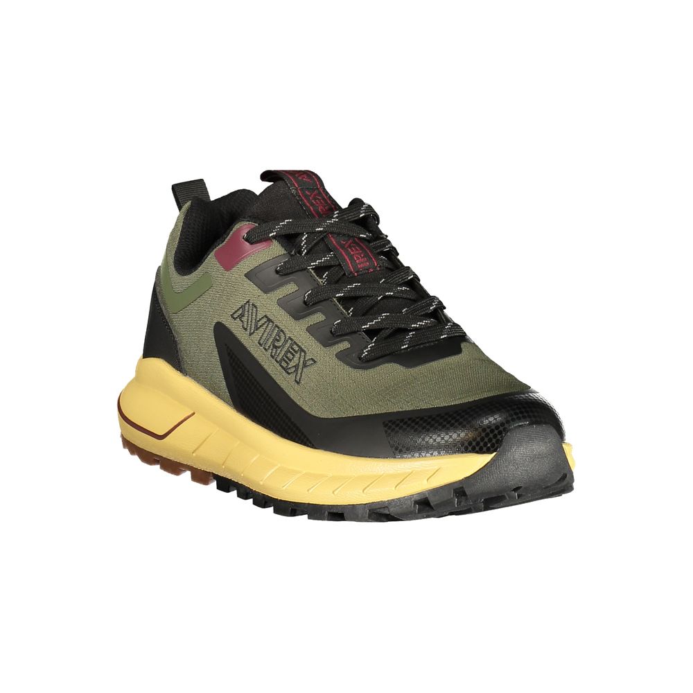 Verde Poliestere Men Sneaker