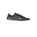 Black Polyurethane Men Sneaker
