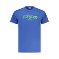Blue Cotton Men's T-Shirt