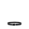 Black Calf Leather Bos Taurus Belt