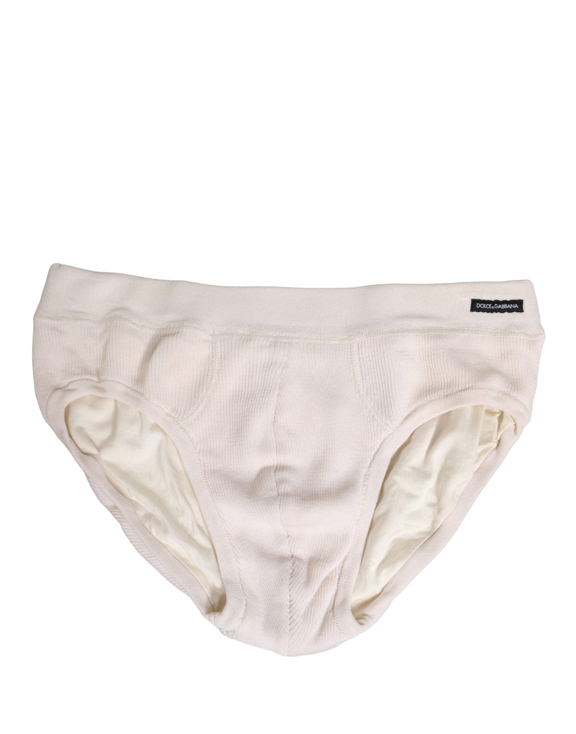 Off White Logo Silk Men Briefs Underwear
