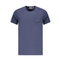 Blu Cotton Men T-Shirt