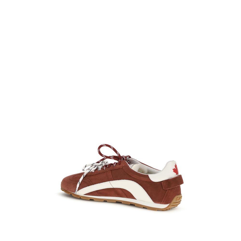 Multicolor Calf Leather Bos Taurus Low Top Sneakers