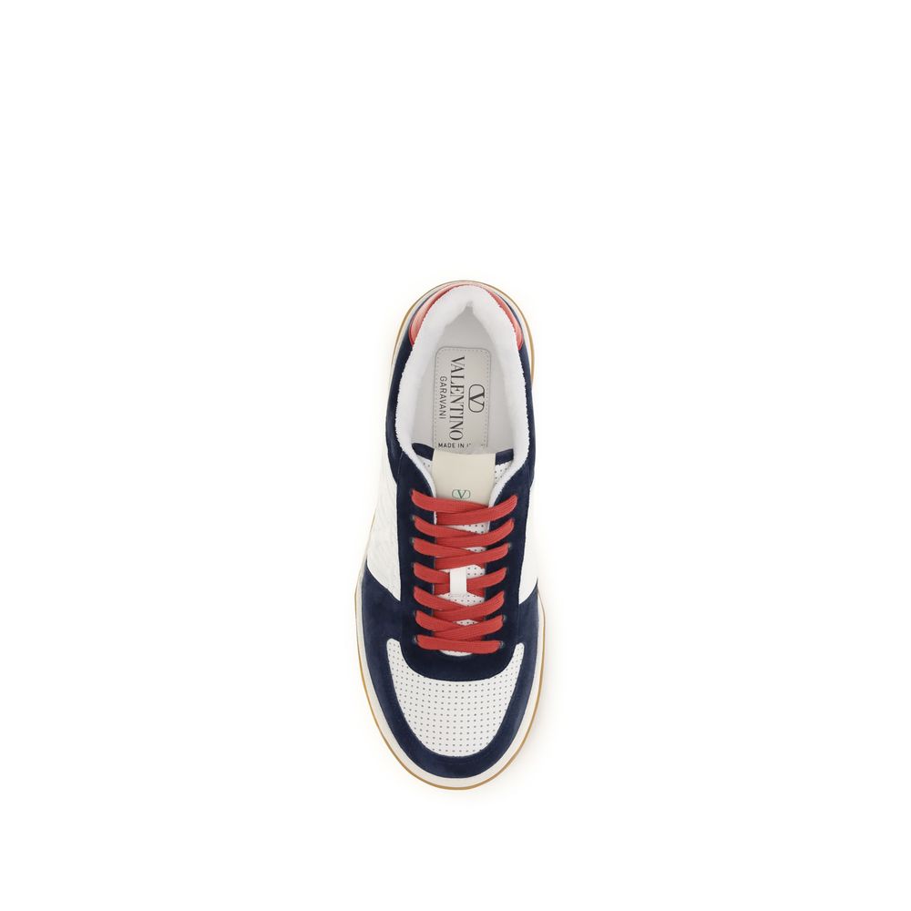 Multicolor Calf Leather Bos Taurus Athletic Sneakers
