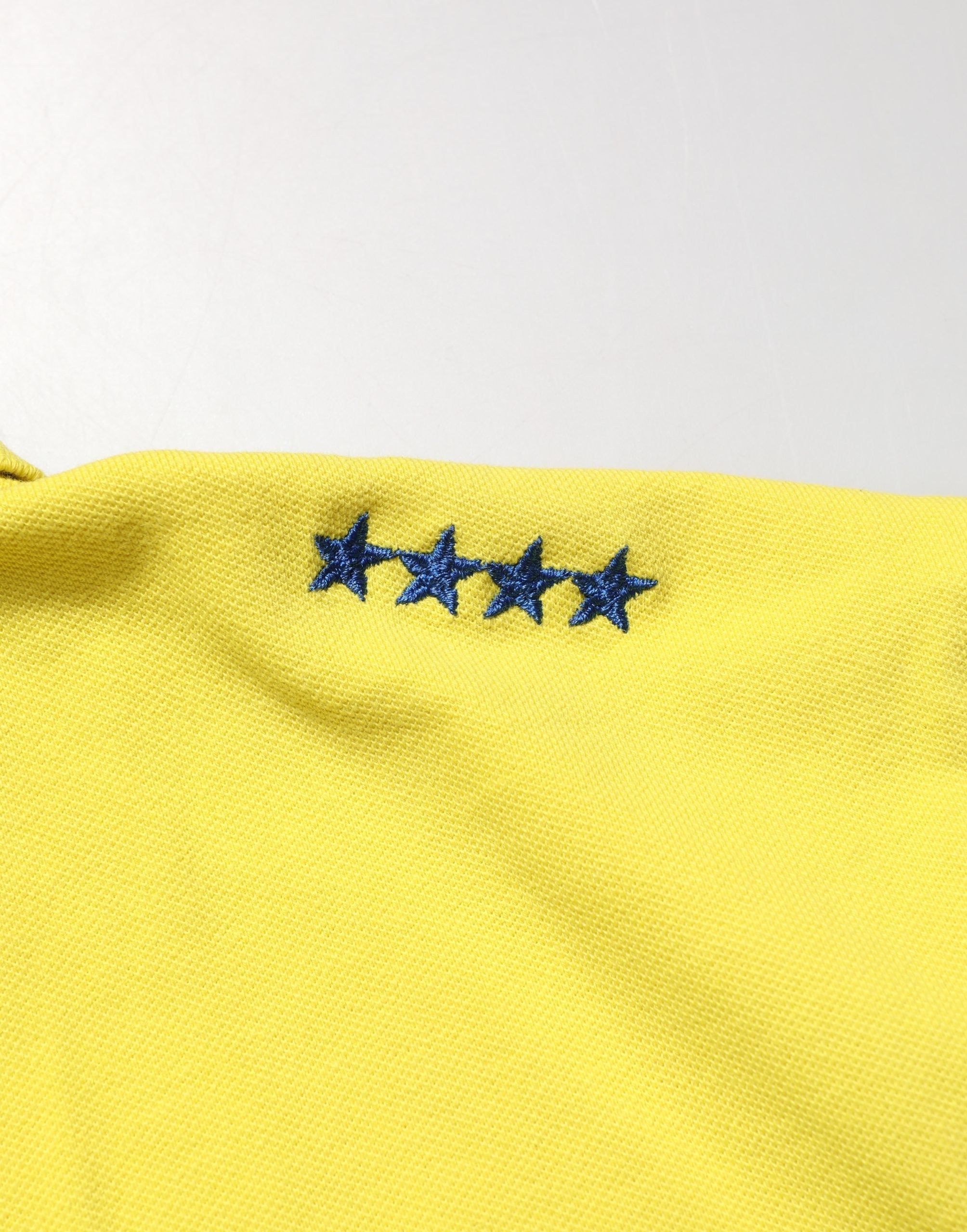 Yellow Short Sleeve Pique Men Cotton Polo Shirt T-shirt