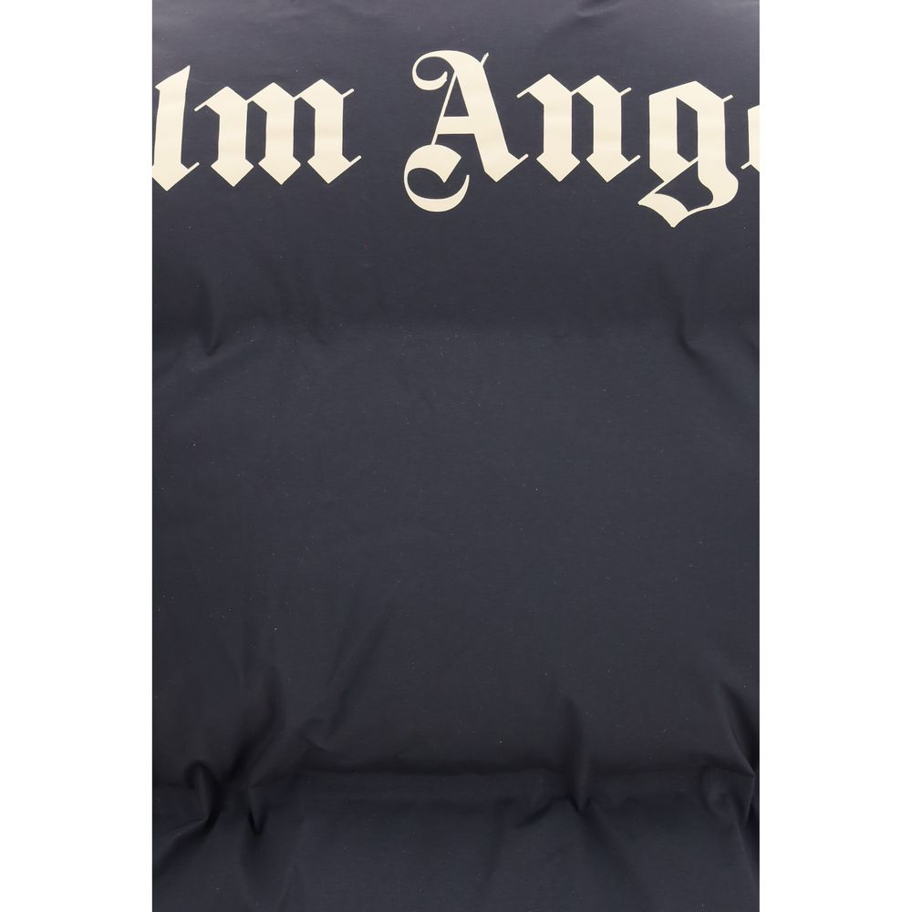 Black Polyamide Sleeveless Jacket