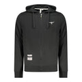Black Cotton Men's Hoodie