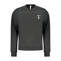 Black Cotton Men's Sweatshirt