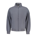 Blu Polyester Men Jacket