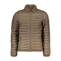 Brown Polyester Men's Jacket