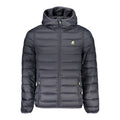 Blue Polyester Men's Jacket
