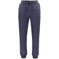 Blue Cotton Men's Trousers