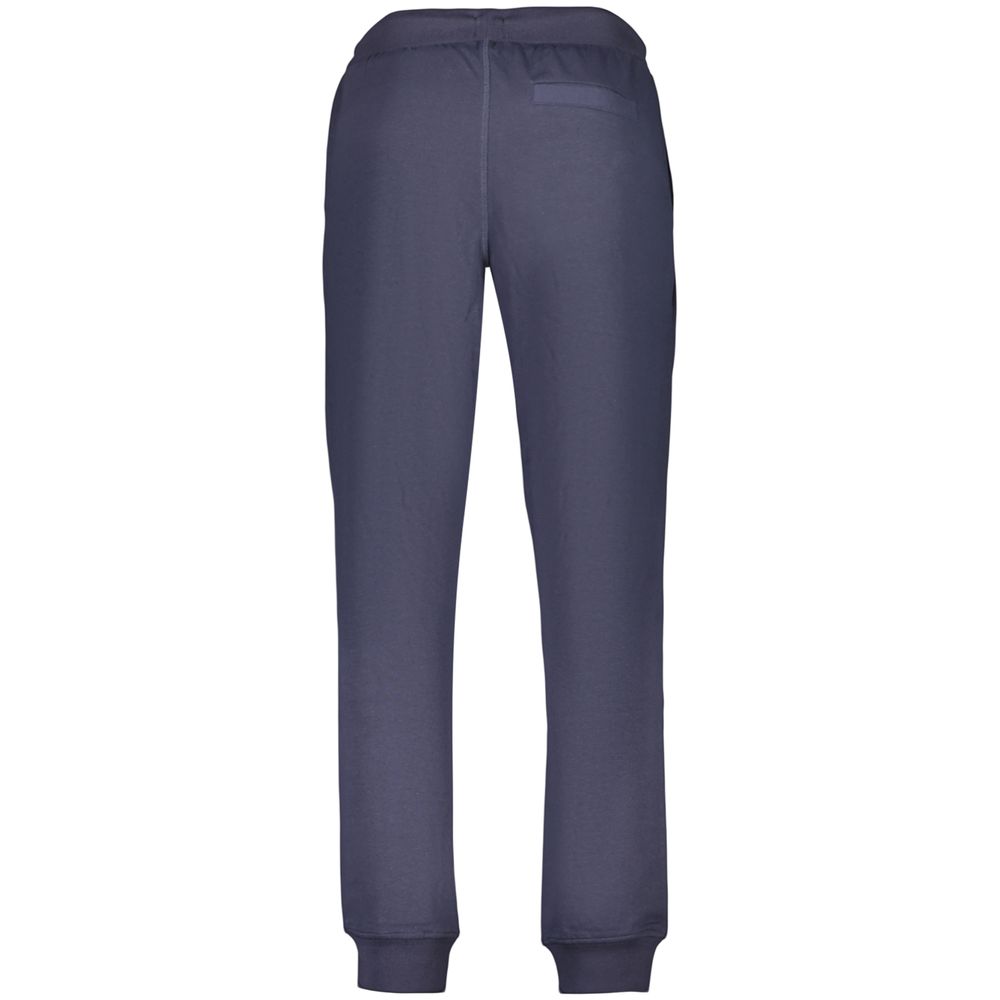 Blue Cotton Men's Trousers
