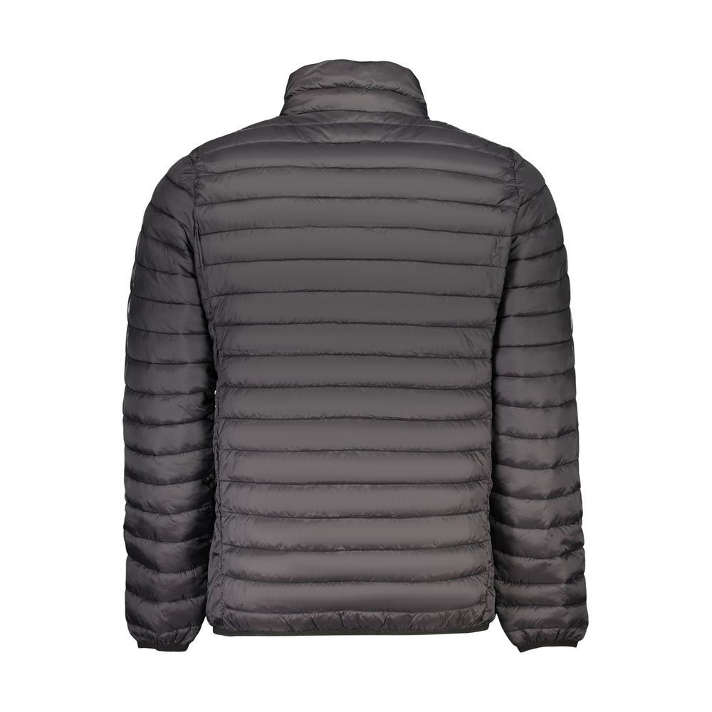 Black Polyester Men's Jacket