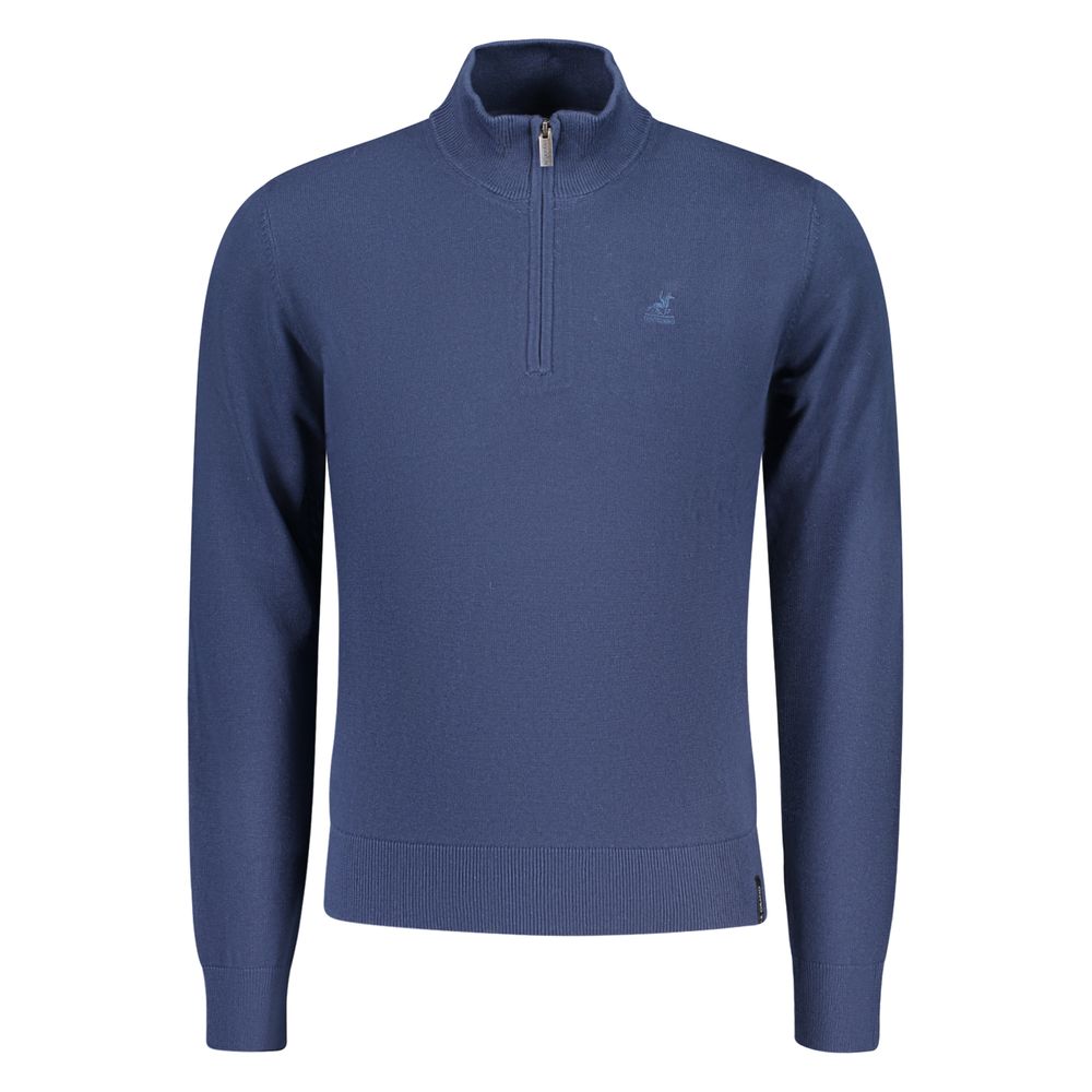 Blue Cotton Men's Sweater