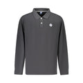 Black Cotton Men Polo Shirt