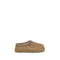 Beige Leather Mules