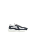 Blue Polyamide Athletic Sneakers